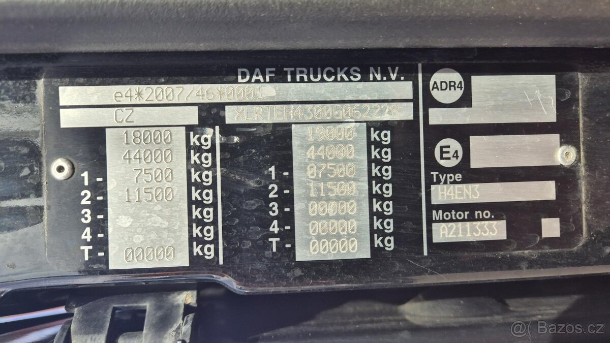 Prodám DAF XF 460 FT LOW DECK SC EURO 6 - 3