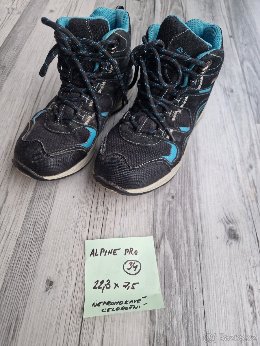 Zimni detske boty vel. 32- 37 - 3