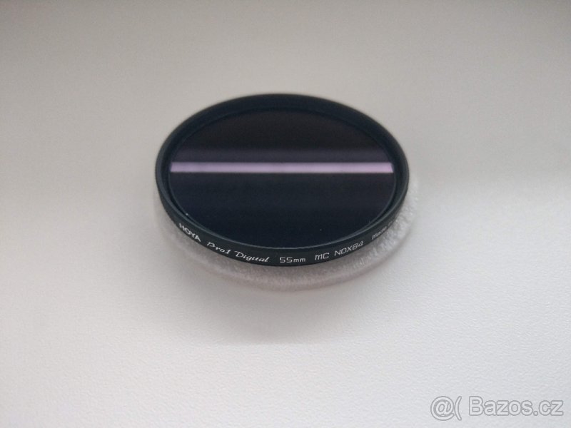 Hoya šedý filtr ND x64 55mm - 3