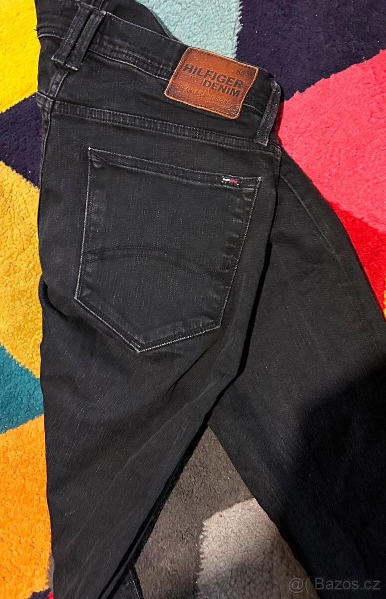 TOMMY HILFIGER PÁNSKÉ SLIM-FIT JEANS-RIFLE W 31 L 36 - 3