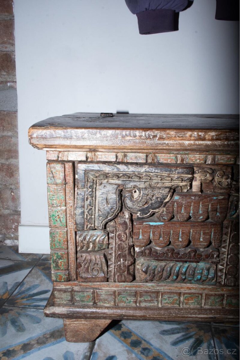 Starožitná truhla, cca 120 let stará - 3