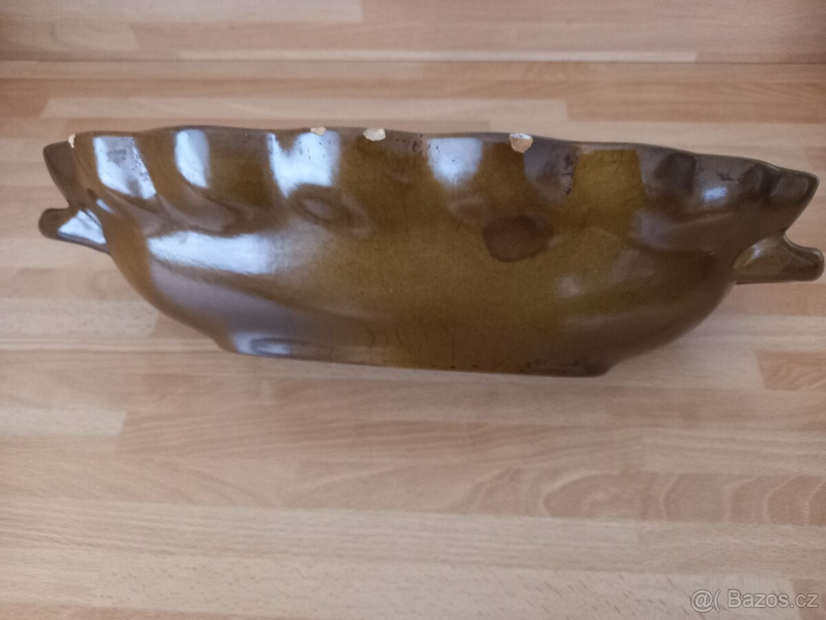 Kameninová forma na vánočku 36x19x10 cm - 3