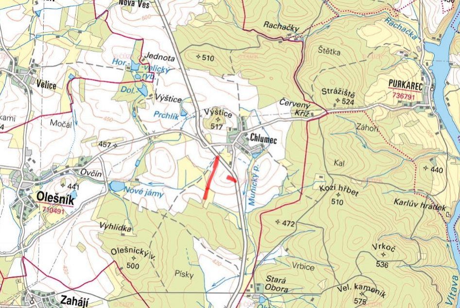 Zemědělská půda, prodej, Olešník, České Budějovice - 3