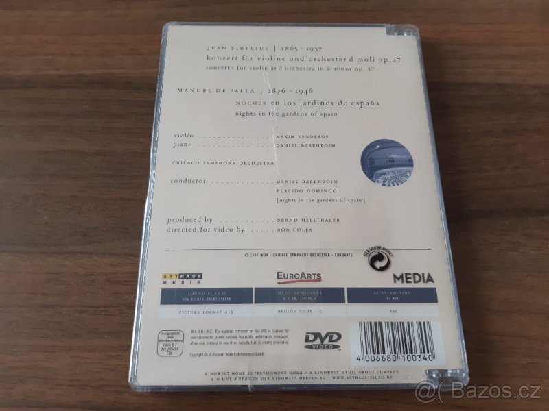 Hudební DVD - Violin concerto - 3