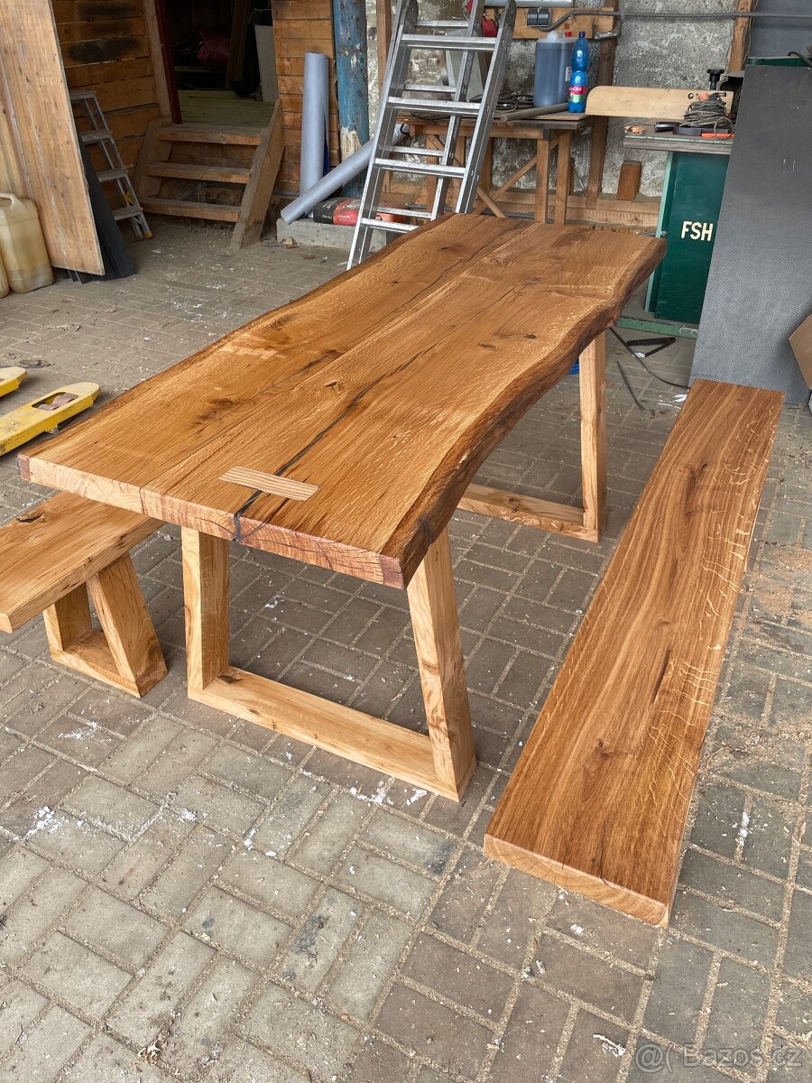 Masivní dubový set - 3