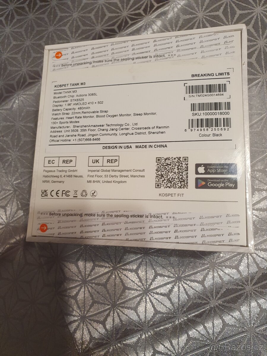 Chytré hodinky KOSPET TANK M3 - 3