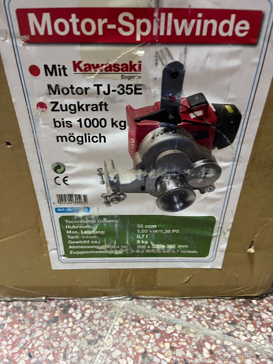 Benzinový lanový naviják - 3