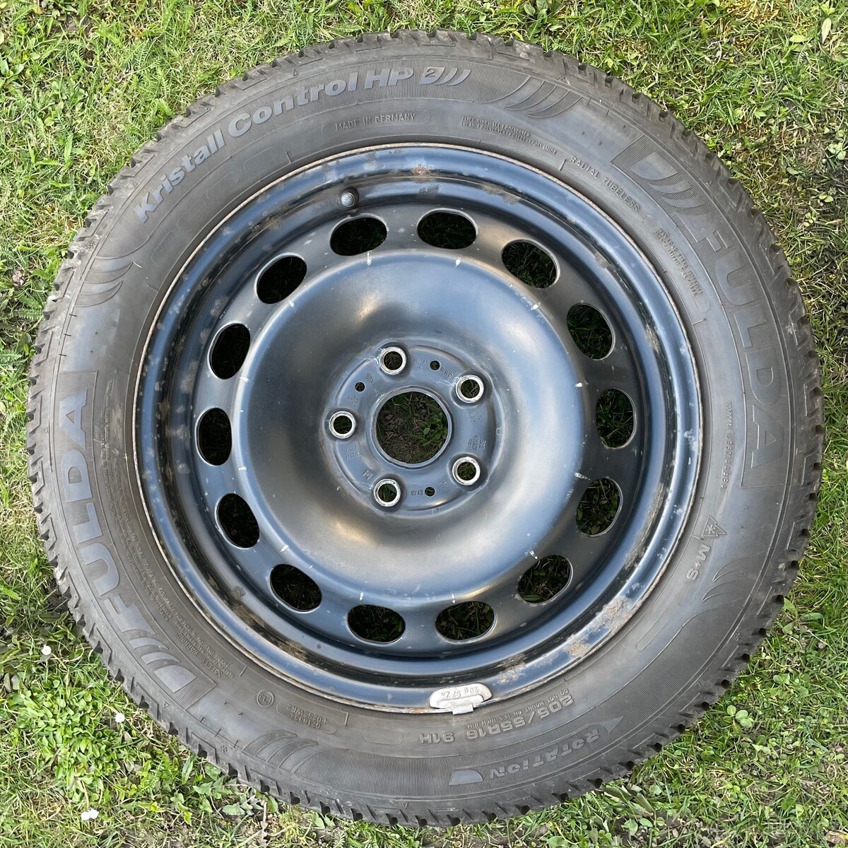 Plechové disky 16” + zimní pneu - 3