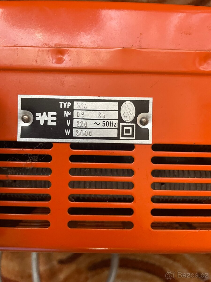 Elektrický přímotop ETA – 2000 W (retro) - 3