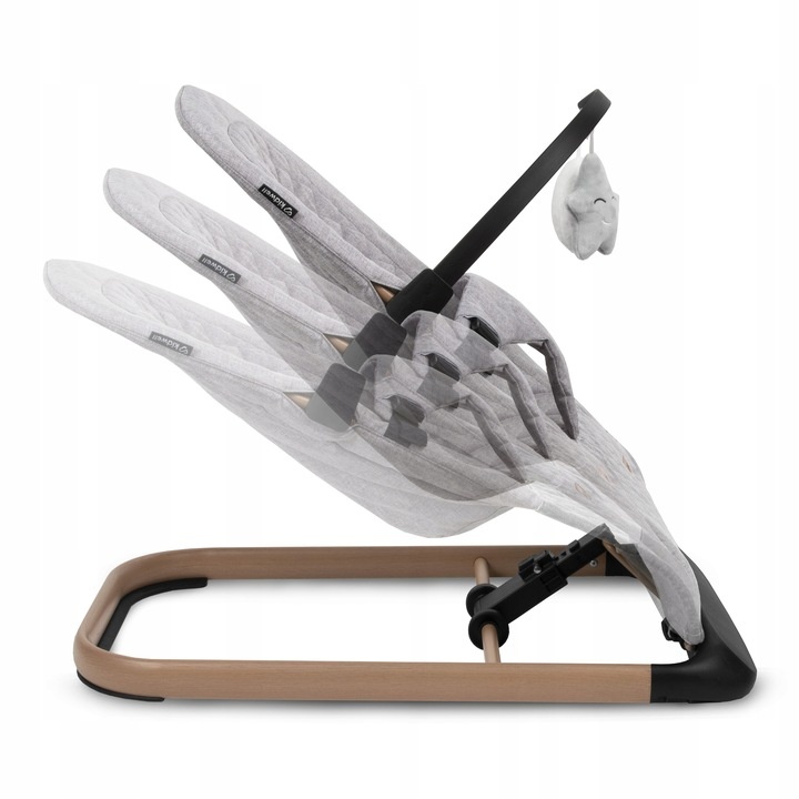 Houpací lehátko KIDWELL LARO skládací pro miminka 2 hračky - 3