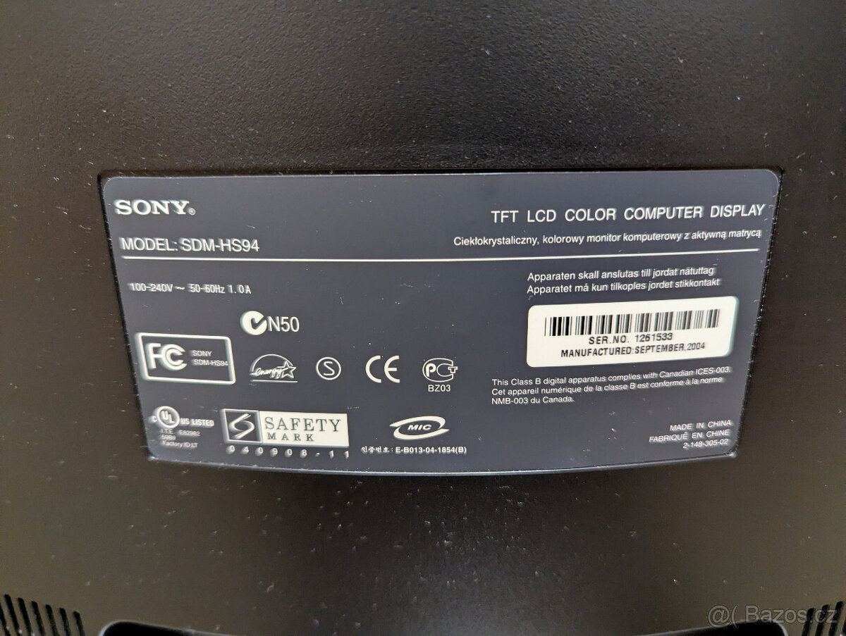 LCD Sony SMD-HS94 - 3