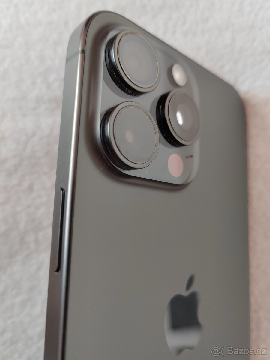 Prodám iPhone 15 pro MAX 256 černý Titan - 3