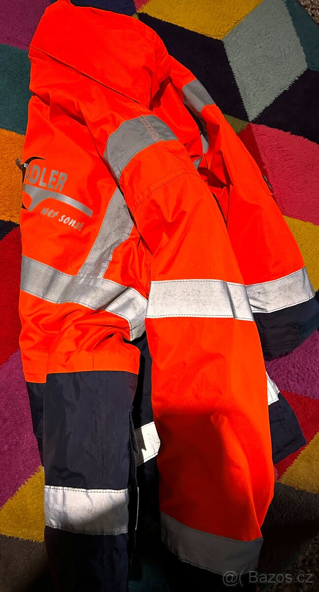 PROFI ZIMNÍ REFLEXNÍ PÁNSKÁ BUNDA -S KAPUCÍ S(DLE MÍR L) - 3