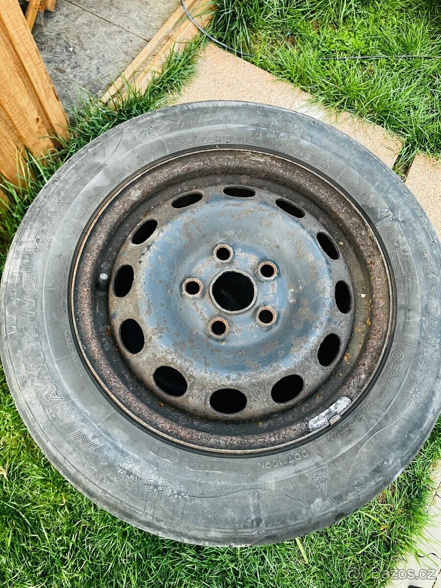 Kola se zimními pneu 5 112 6Jx15 ET 55 Audi, VW - 3