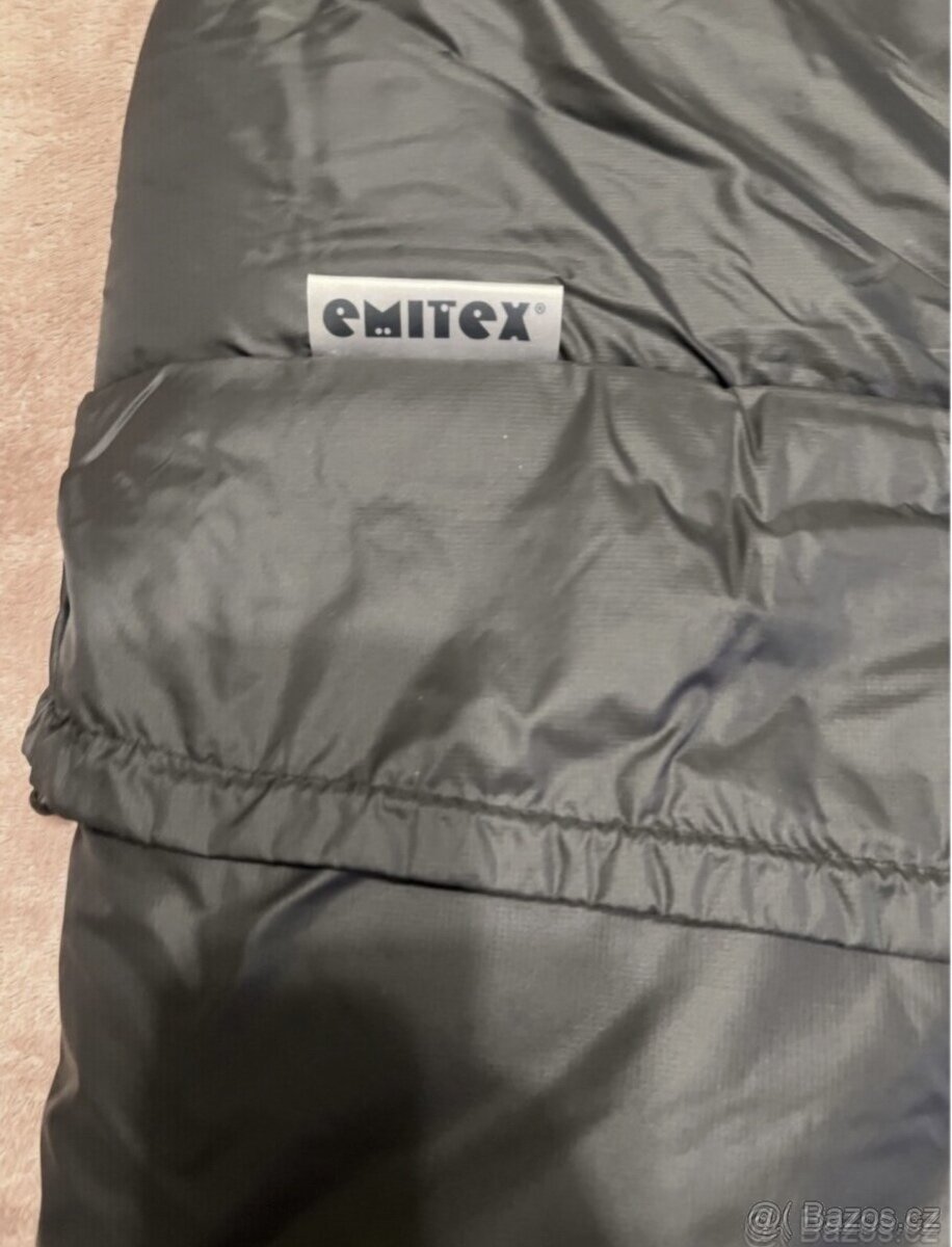 Zimní fusak emitex kombi (černá-lila) - 3