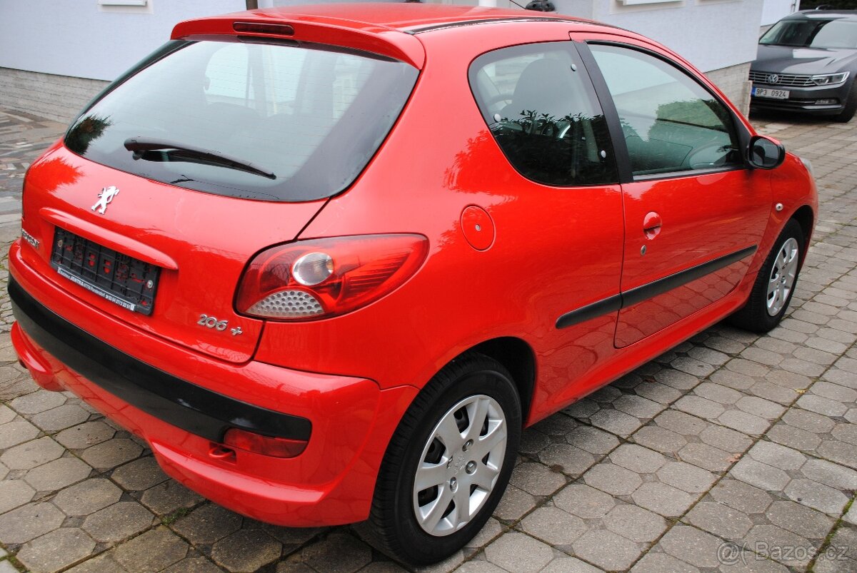 Peugeot 206+ 1.4 55kW - naj. 78 000km - klimatizace - 3