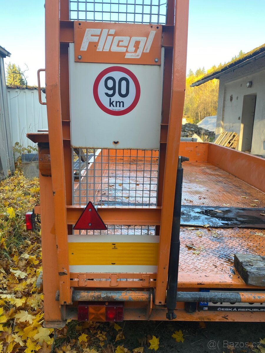 Podvalník vlek tandem bagr válec unc - 3