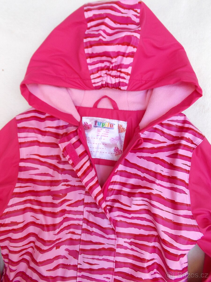 Jarní nepromokavé kabátky, bundy a vesta vel. 98 / 104 - 3