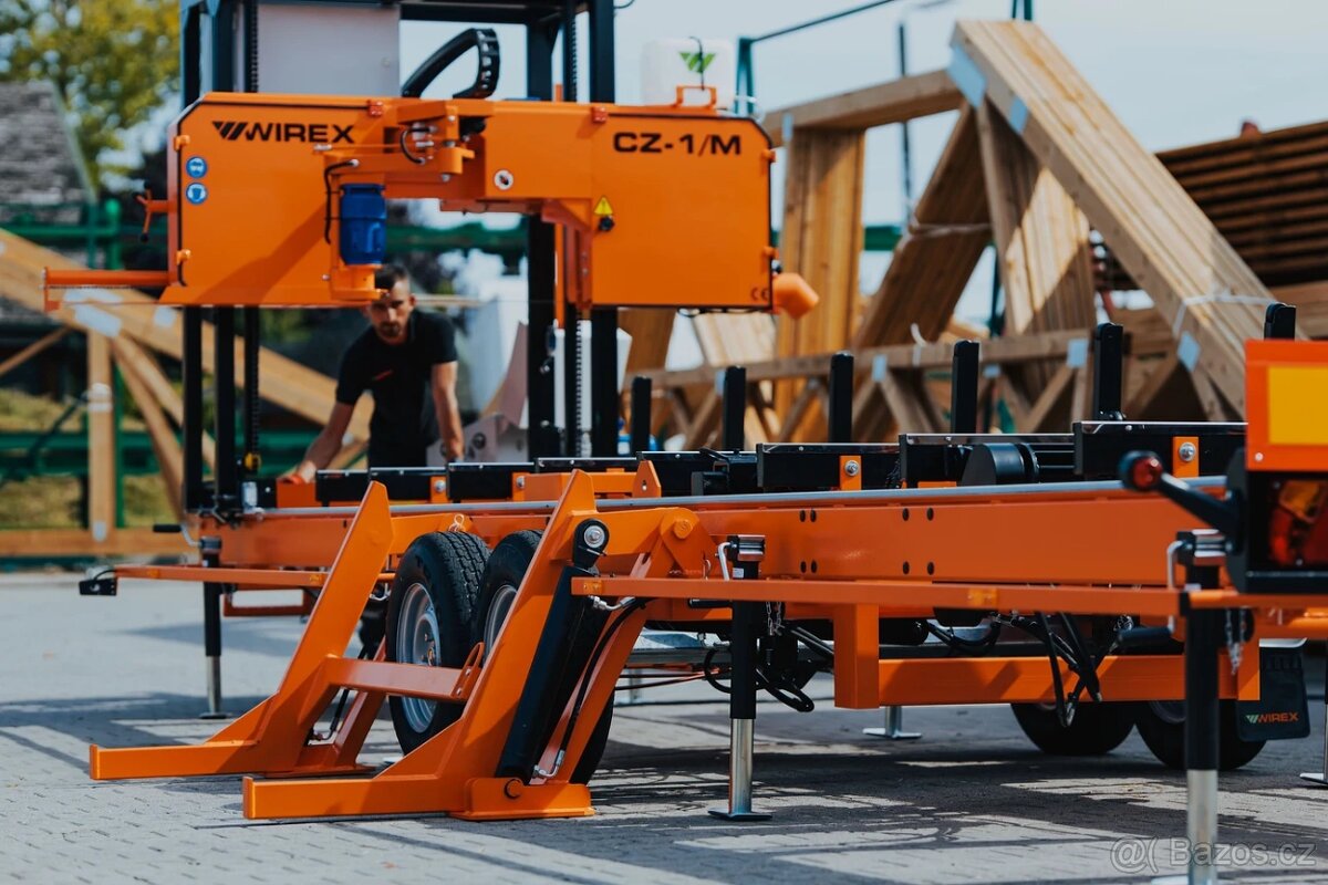 Mobilní kmenová pásová pila - 3