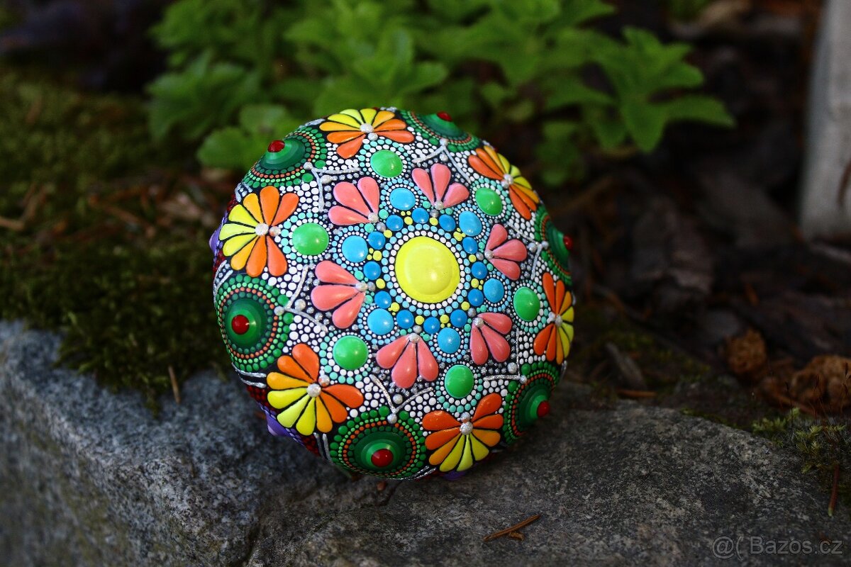 Mandala "Letní louka" DotArt, akryl - 3