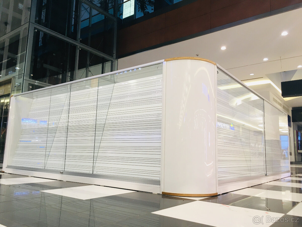 Kiosek, stánek do obchodního centra, prosklené vitríny - 3