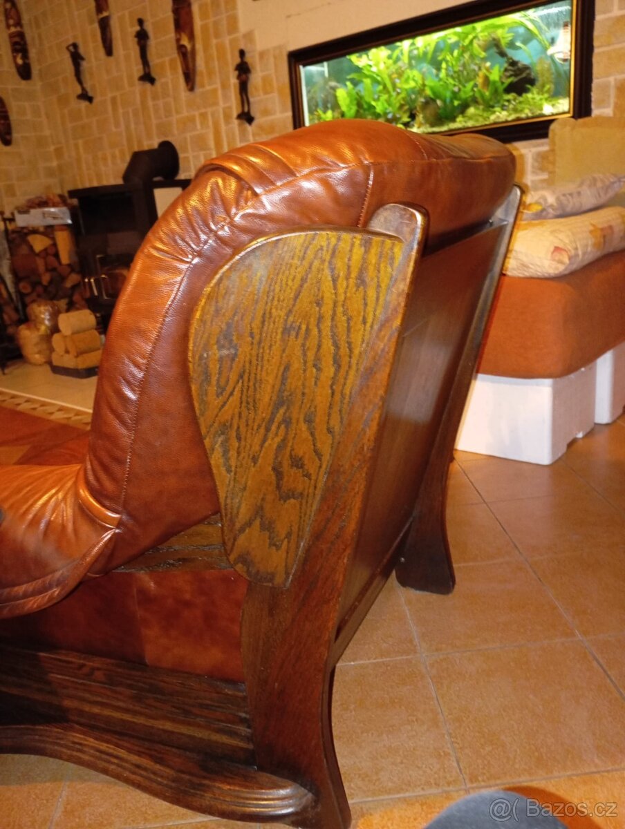 Kožená sedací souprava 3+2+1 - 3