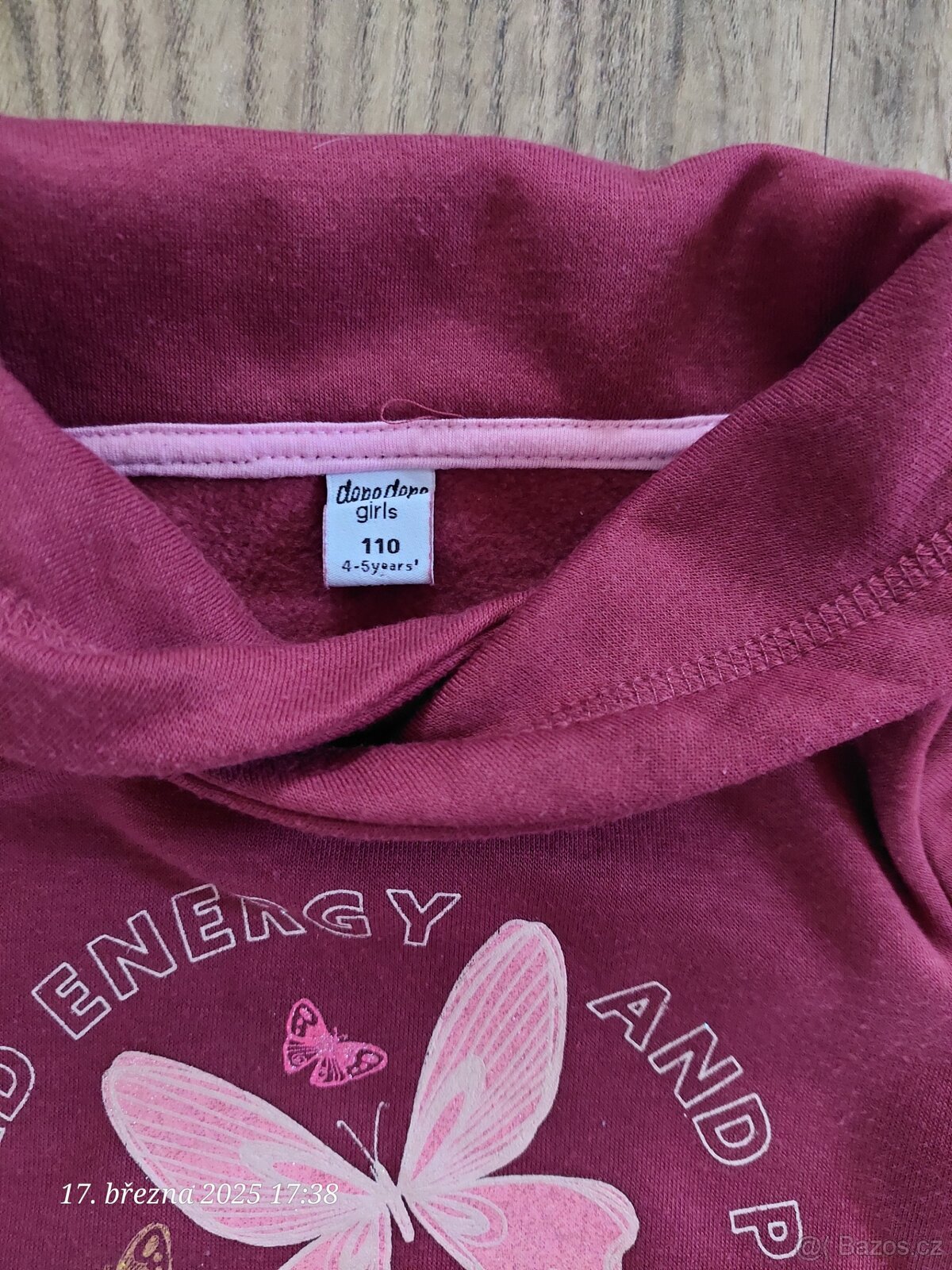Dívčí mikina vel.110 - 3