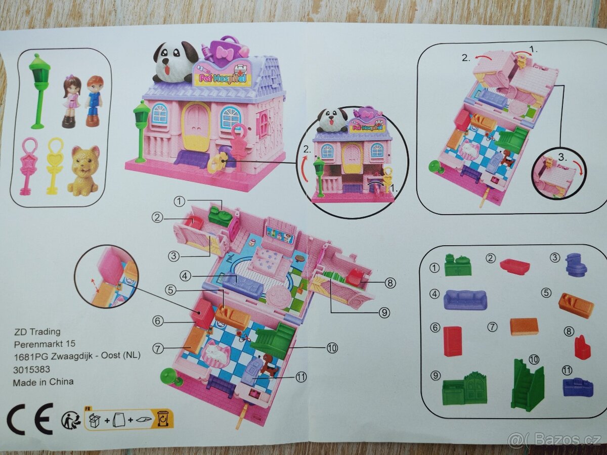 Mini domeček - zvířecí nemocnice - 3