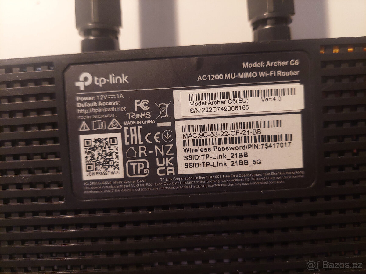 TP-Link Archer C6 v4 Gigabitový MU-MIMO router AC1200 - 3