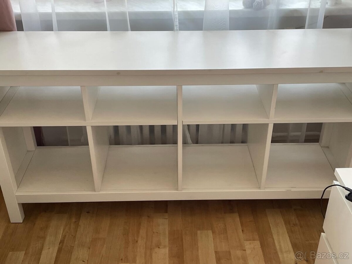 Komoda kallax bílá, 159x74x39,5 cm - 3