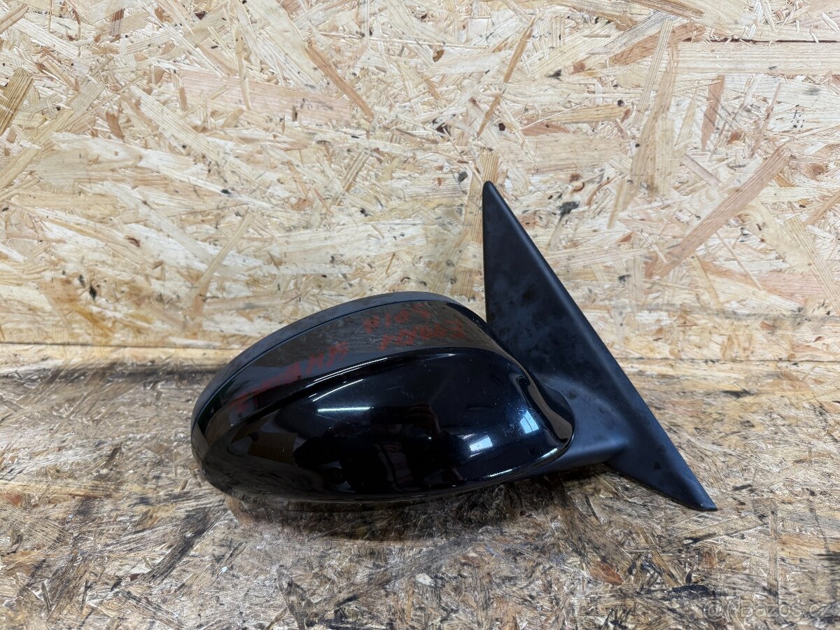 PRAVÉ ZPĚTNÉ ZRCÁTKO BMW E90/91 3 PIN ČERNÉ - 3