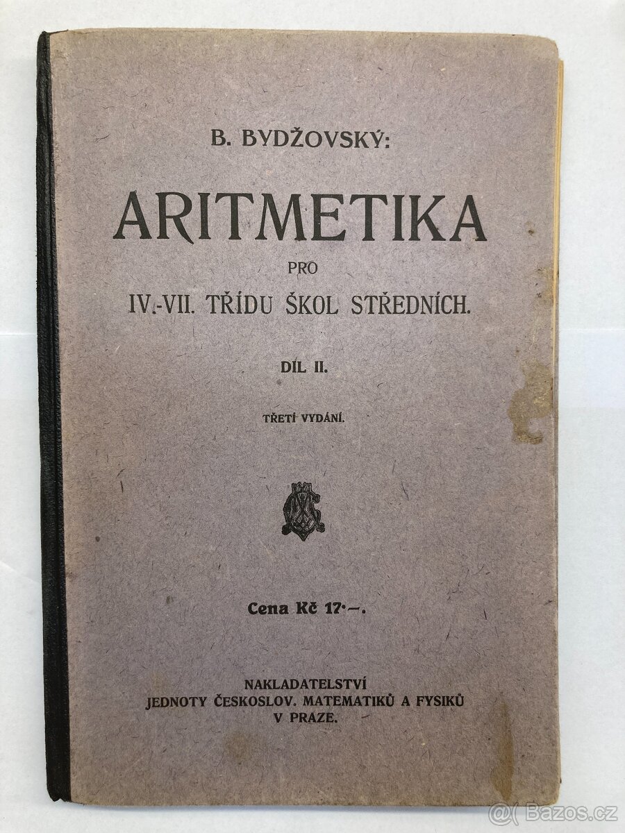 1908 až 1937 - Sada 18 původních učebnic pro střední školy - 3