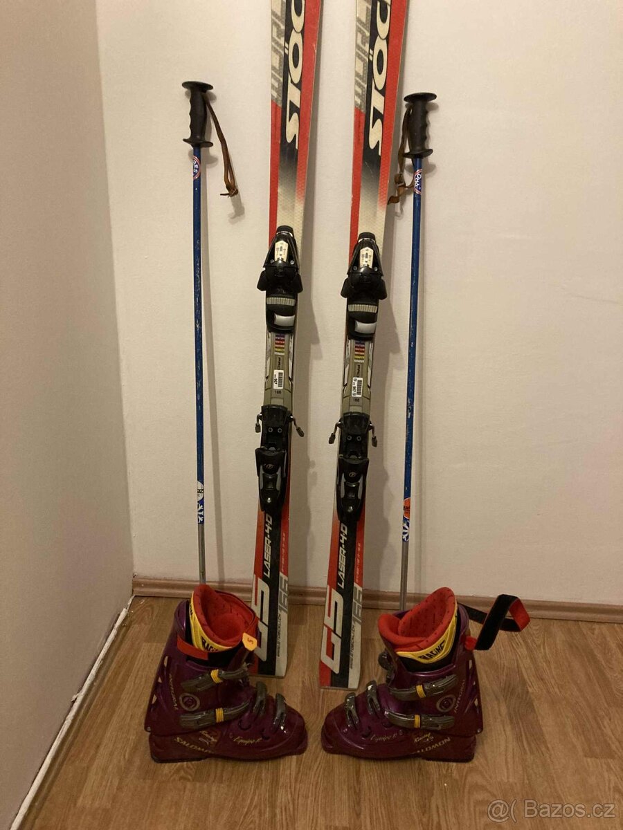 SET lyže carvingové Stöckli 165 cm+ boty Salomon vel 41(7)+ - 3