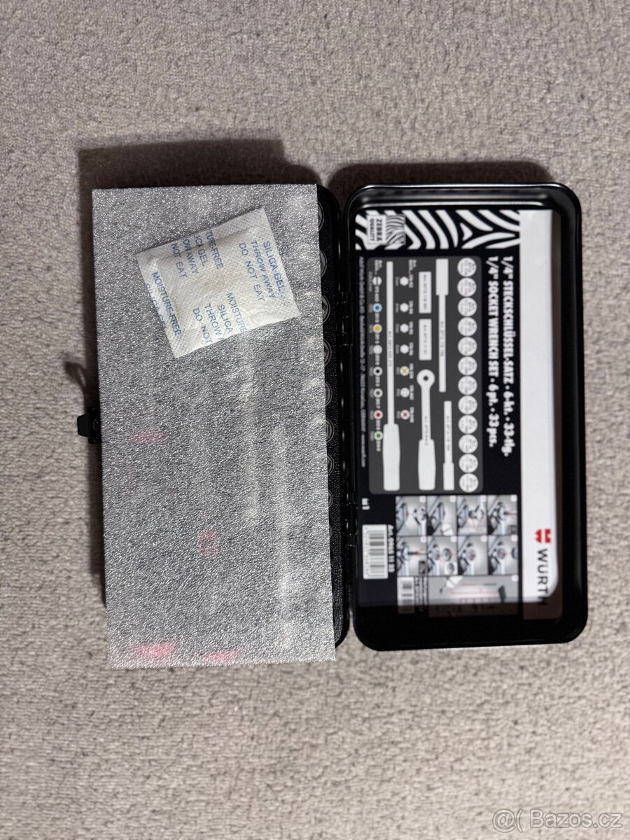 Würth 33dílná sada nářadí s ráčnou 1/4" - 3