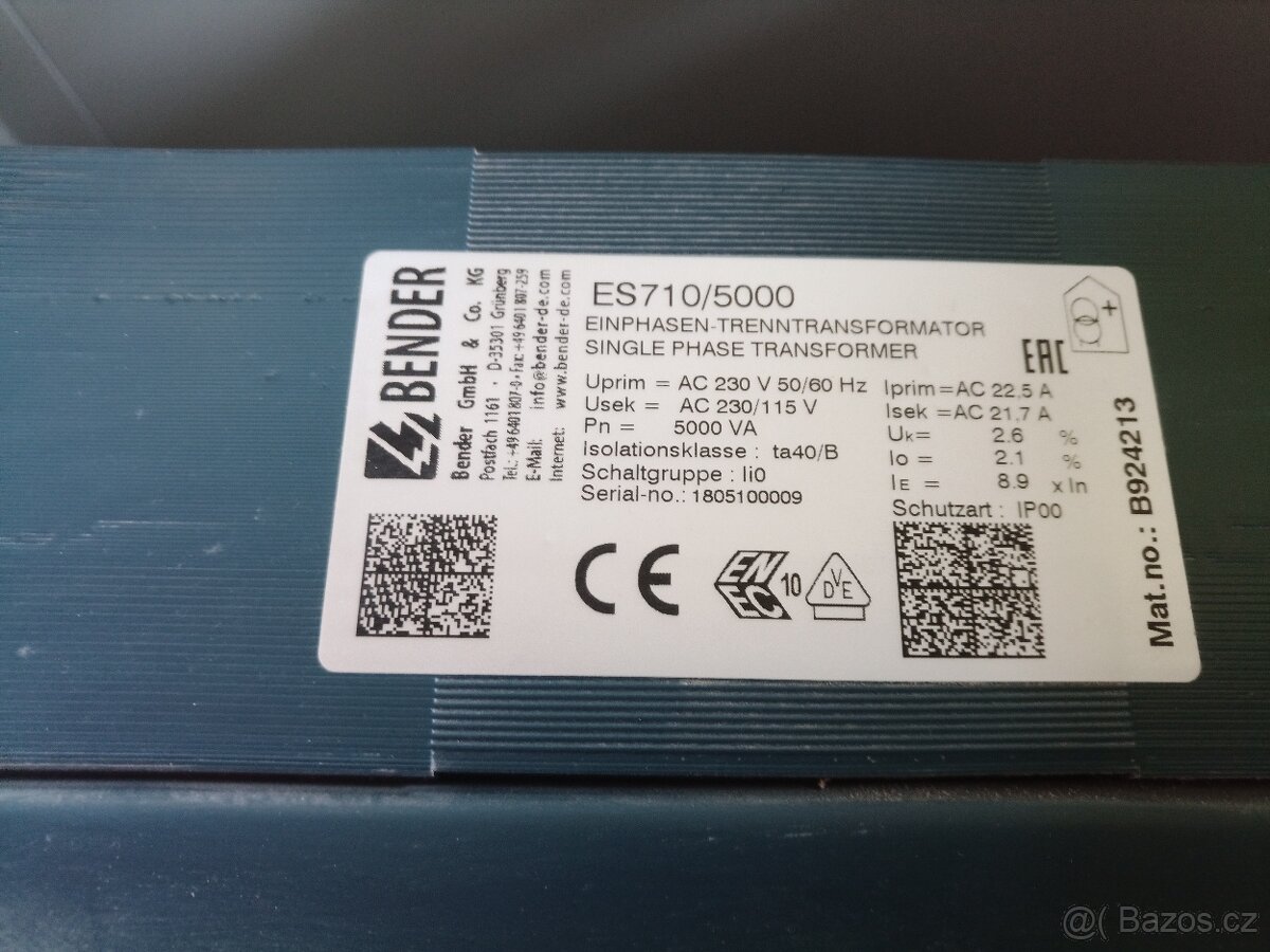 Oddělovací transformátor - 3