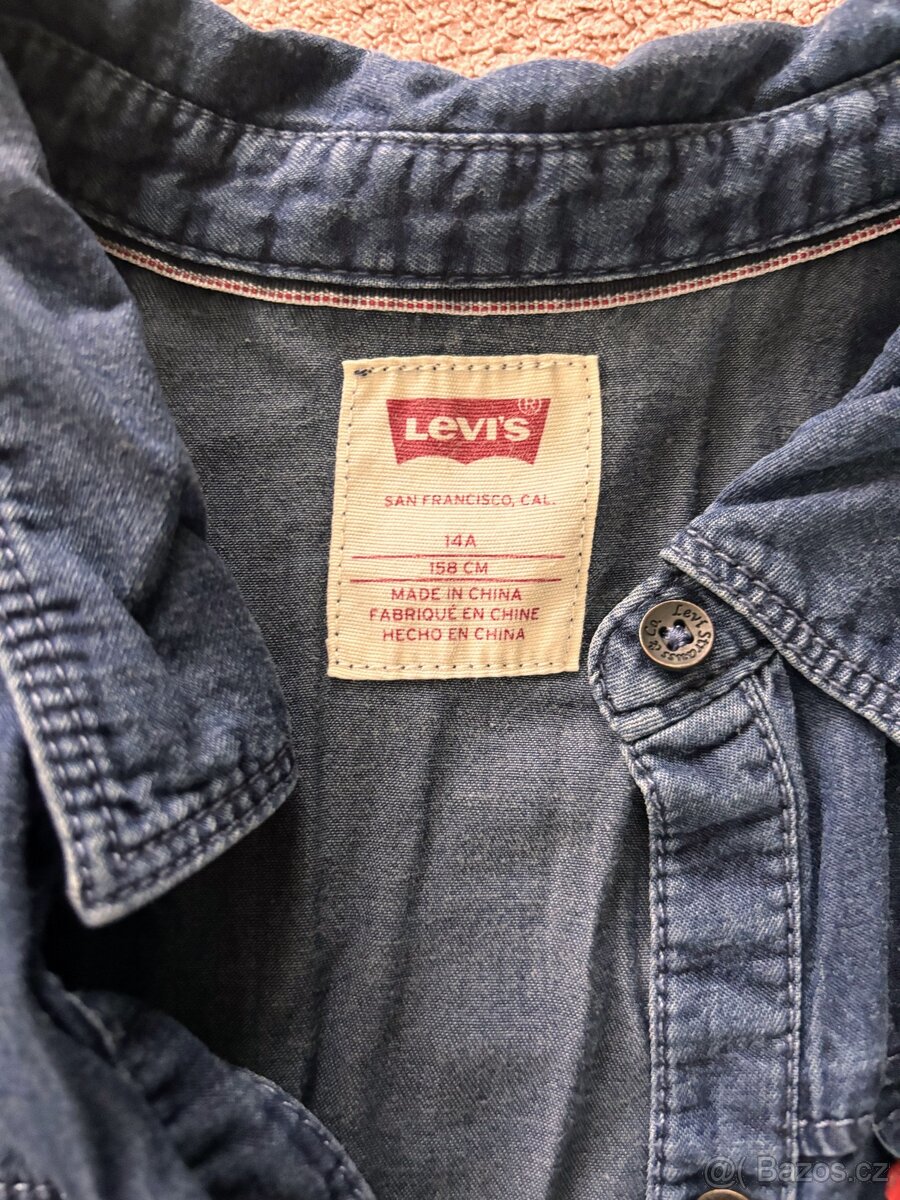 Dívčí šaty Levi’s vel. 10-13 let top stav - 3