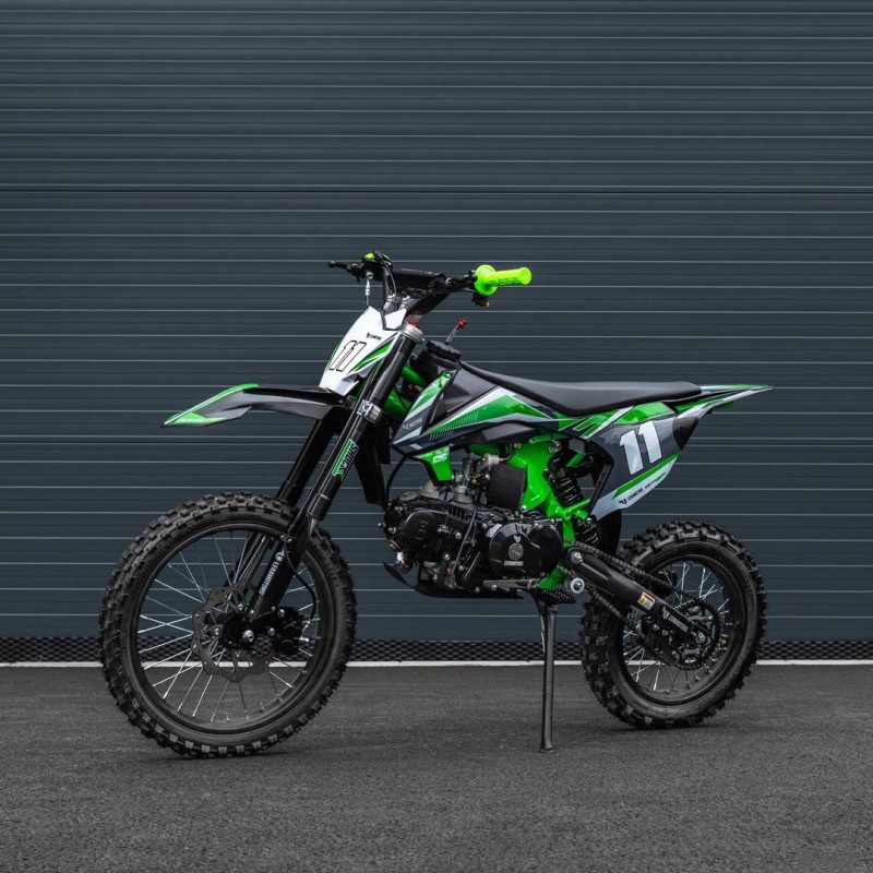 Pitbike Leramotors Shark 125ccm, el. start, zeleny