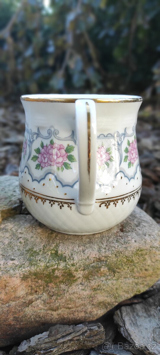 Retro porcelánový hrnek - 3