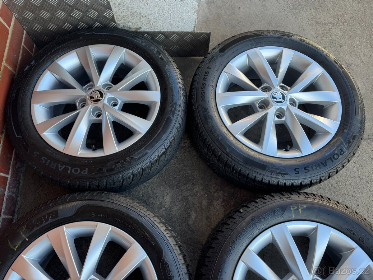 Alu 16" 5x112 škoda Alcatras zimní 90% O3, TOP - 3