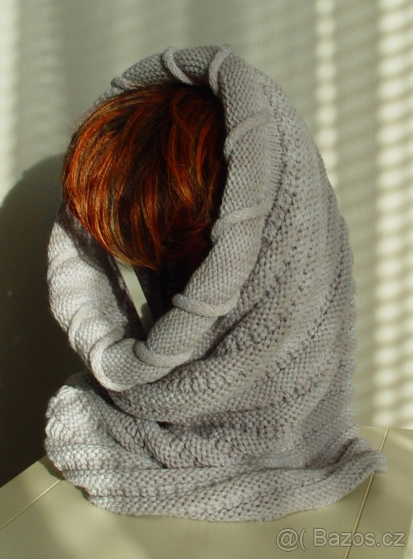 Nový dámský nákrčník šedý. - 3