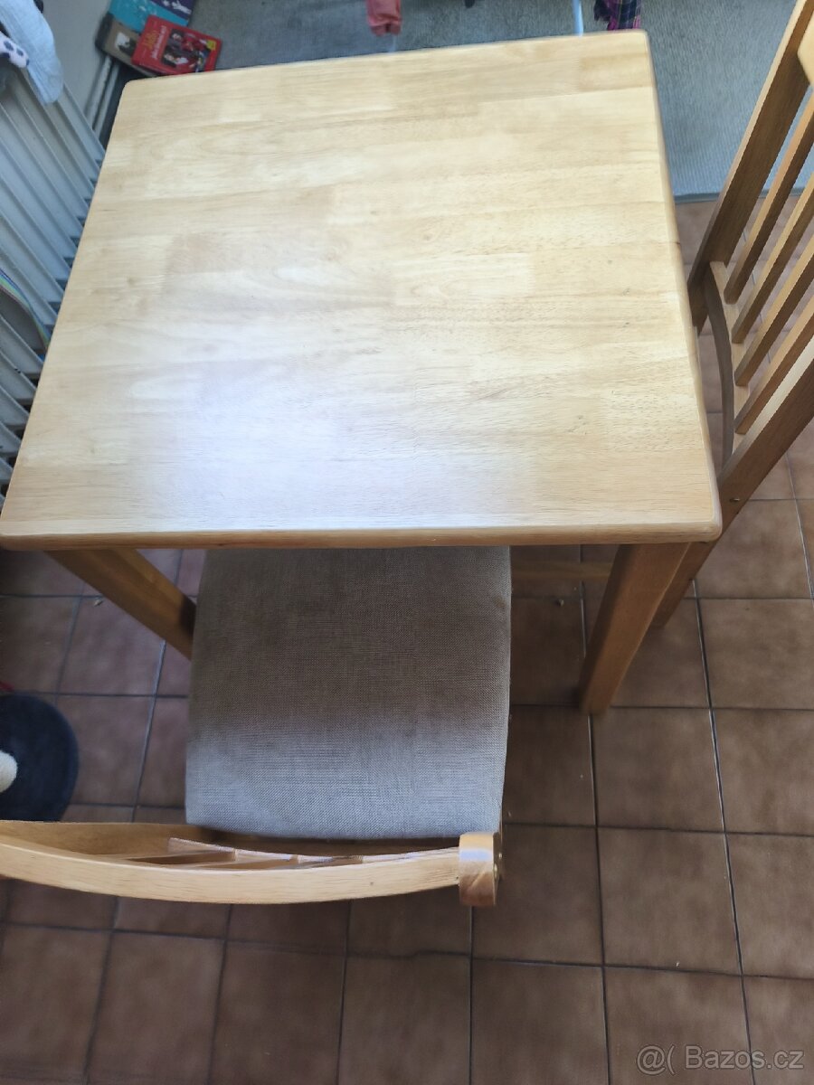 Jídelní set pro dva z masivu - 3