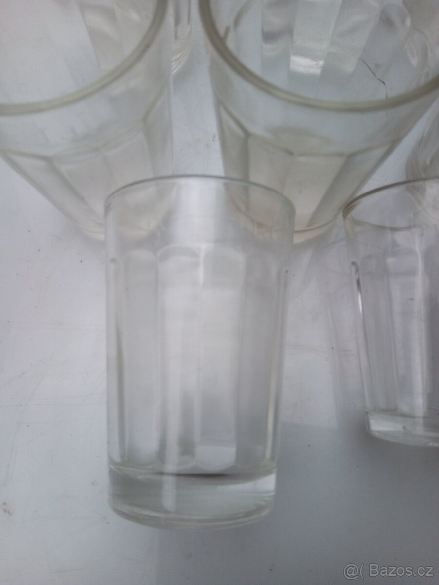 Staré decové sklenice 10ks - 3