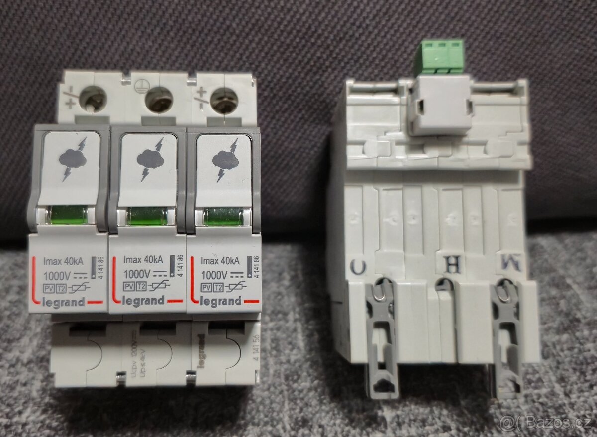 SVODIČ PŘEPĚTÍ 2 PÓLOVÝ 40KA C 1000 V DC - 3