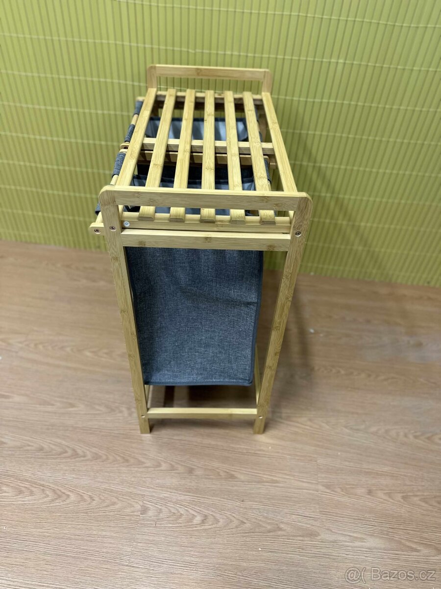 Bambusový koš na prádlo – 2 koše - 3