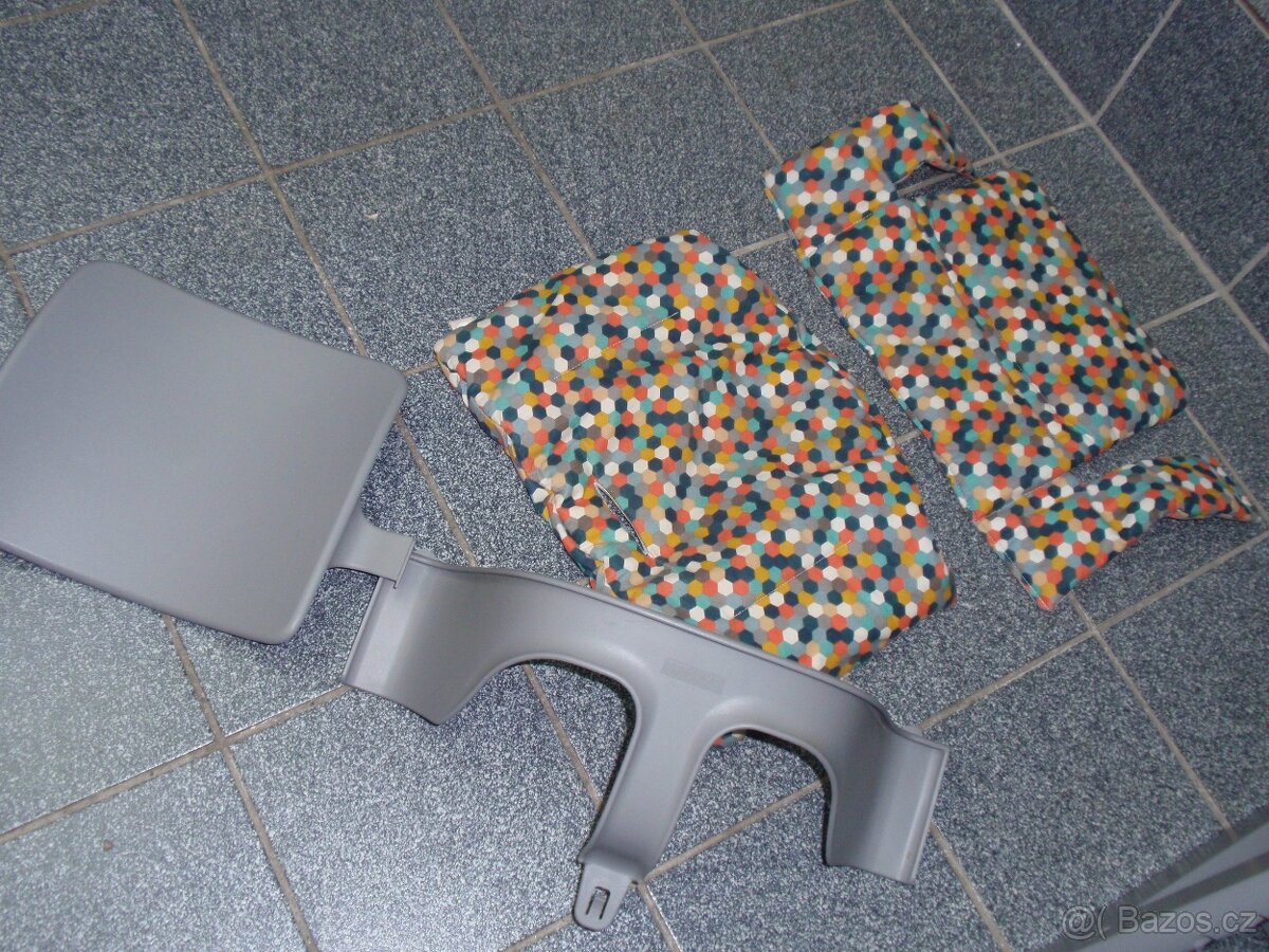 TOP MASIVNÍ DŘEVĚNÁ ROSTOUCÍ ŽIDLE STOKKE TRIPP TRAPP ŠEDÁ - 3