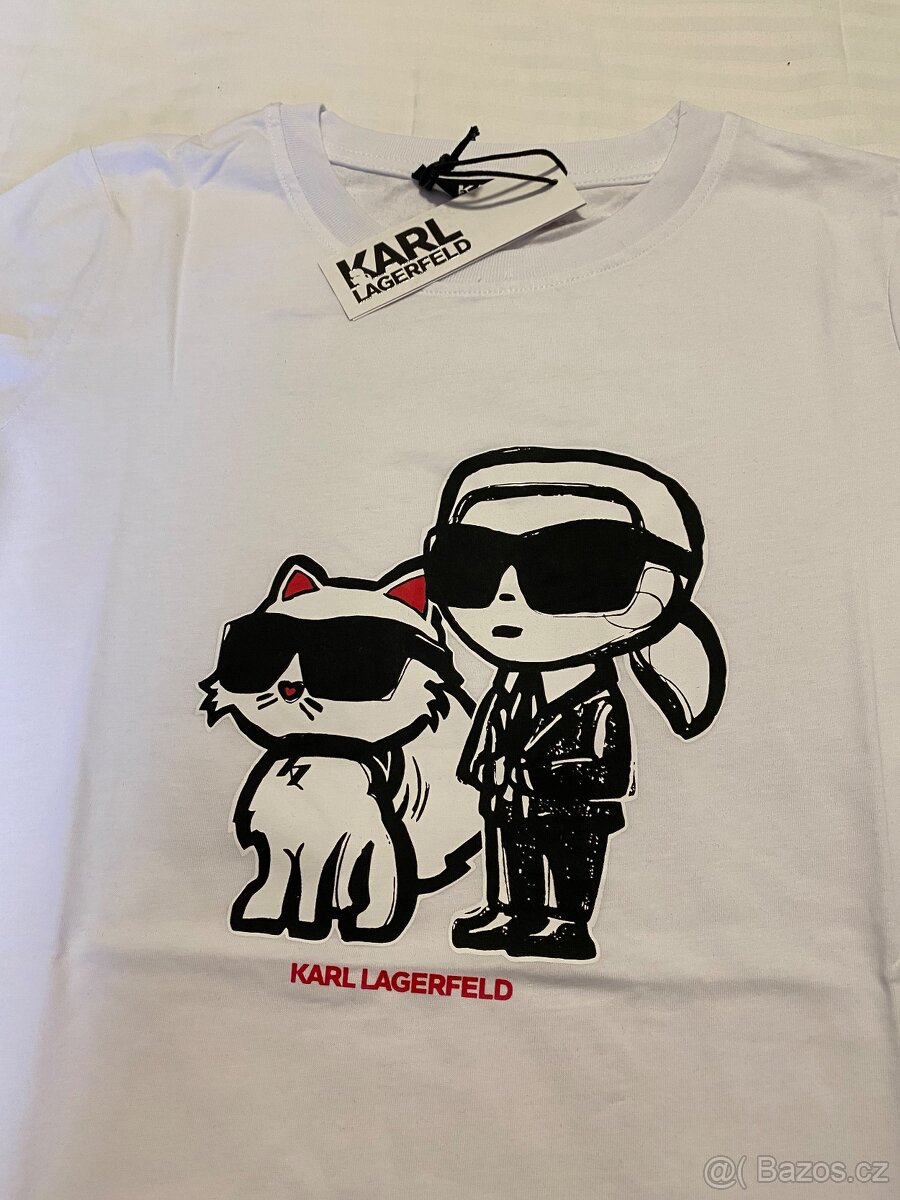 Karl Lagerfeld dámské triko bílé - 3