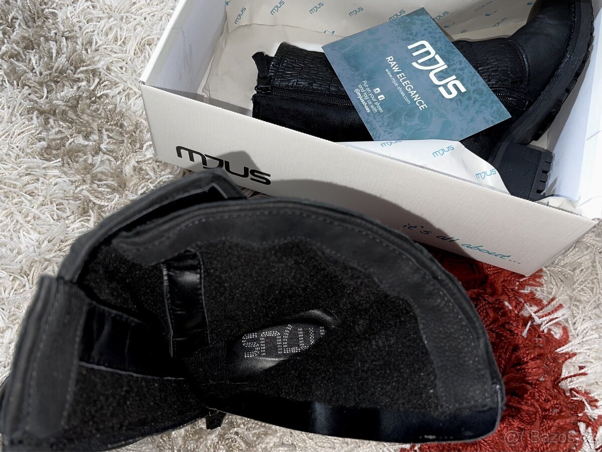 Dámské kozačky MJUS - kožené - 3