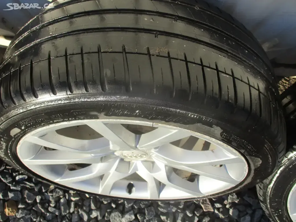 ALU kola AUDI A5/6 8,5X18 ET29 s pneu 245/40 ZR18 - 3