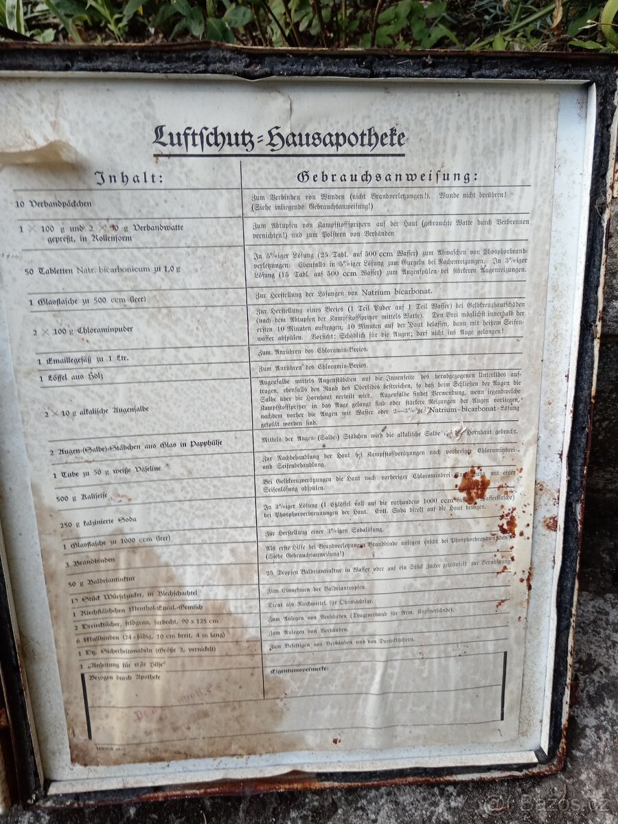 Lékárnička Wehrmact nálet - 3