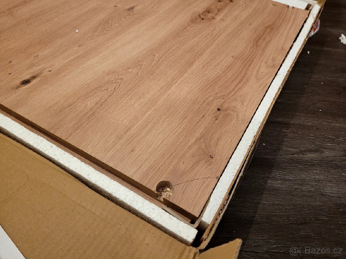 Konferenční stolek Gete, dub artisan - 3